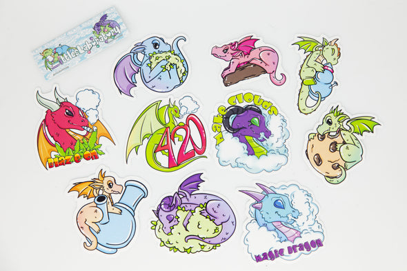 Dabbin' Dragons Sticker Pack